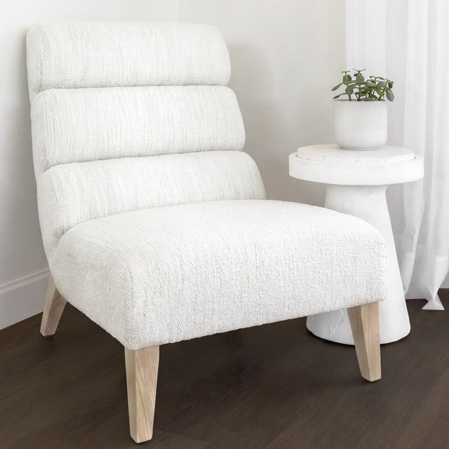 Fauteuil en tissu bouclé - Barry