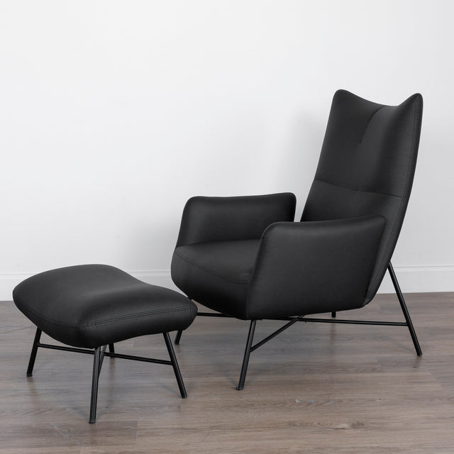 Ralph Armchair and Ottoman Set