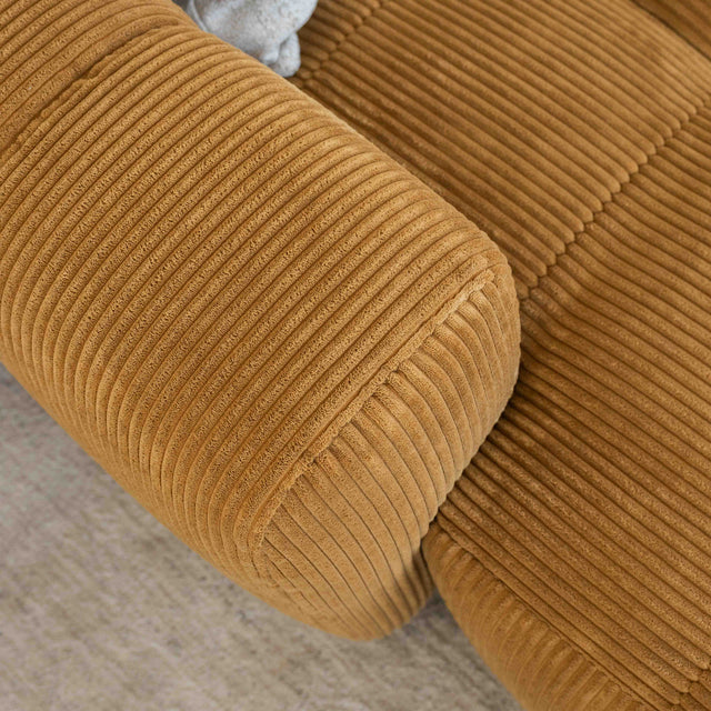 Sectionnel inclinable Esther en velours