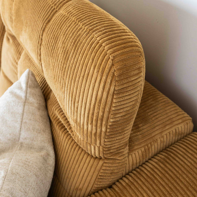 Sectionnel inclinable Esther en velours