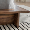 Lit Esterel en noyer naturel | Esterel bed in natural walnut