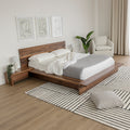 Lit Esterel en noyer naturel | Esterel bed in natural walnut