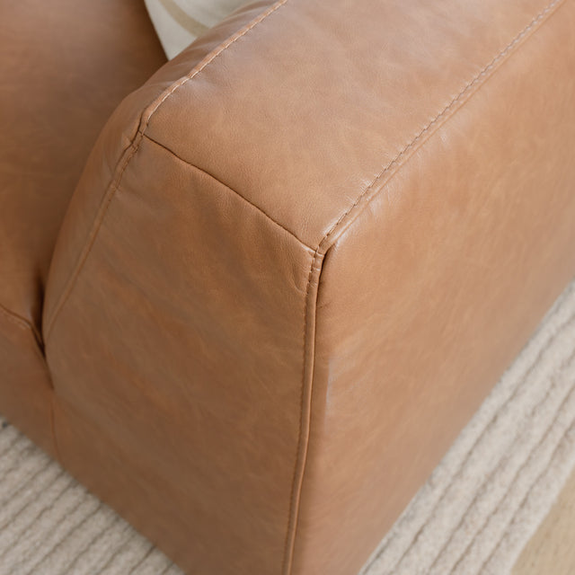 Modulaire Maverick en cuir bourbon