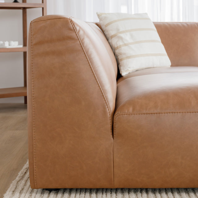 Modulaire Maverick en cuir bourbon