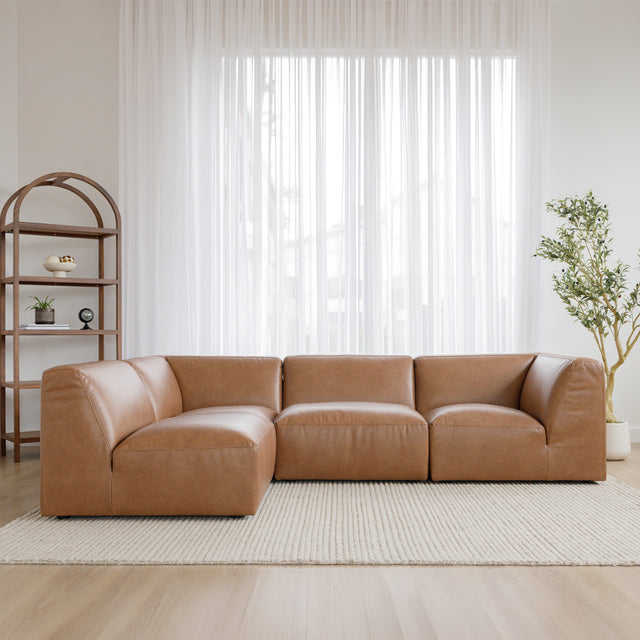 Modulaire Maverick en cuir bourbon