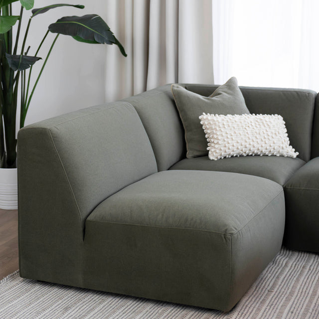 Modulaire Maverick en tissu vert feutré