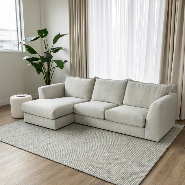 Modulaire Milan en tissu greige pâle