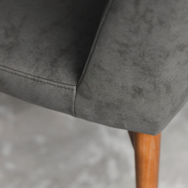 Vegan leather dining chair - Odile