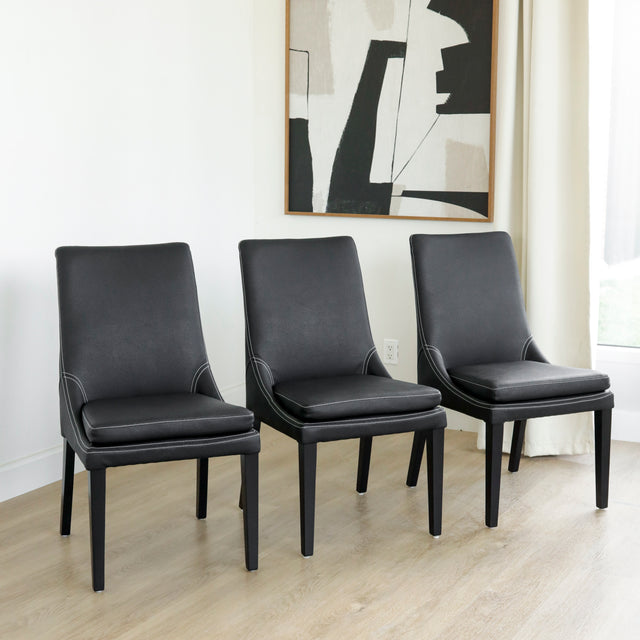 Ensemble de 3 chaises de cuisine - SINATRA