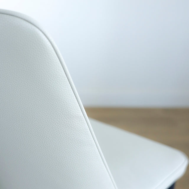 Ensemble de chaises de cuisine en cuir taupe - Alice