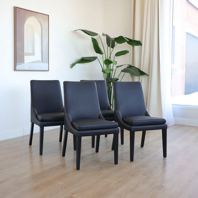 Ensemble de 4 chaises de cuisine Sinatra