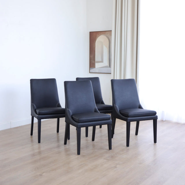 Ensemble de 4 chaises de cuisine Sinatra