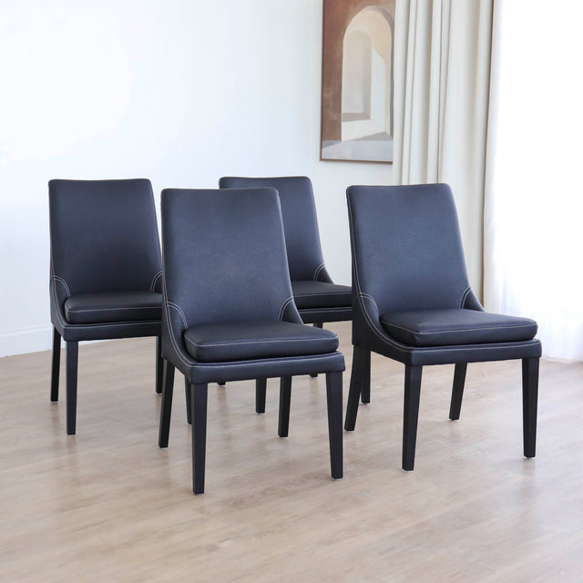 Ensemble de 4 chaises de cuisine Sinatra