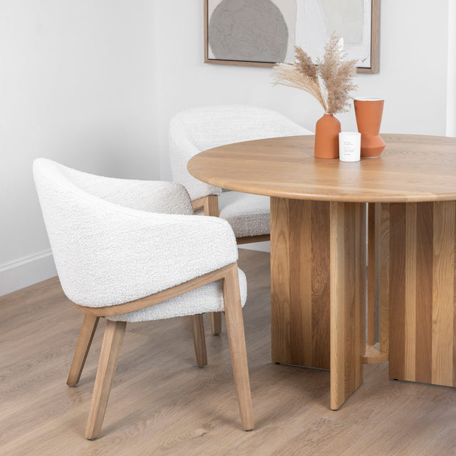 Ash wood dining table - ODENSE