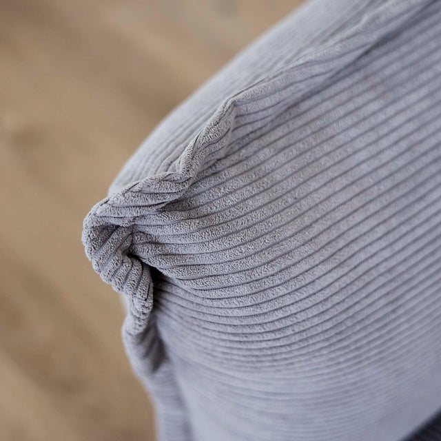 Canapé WACO en tissu velours gris