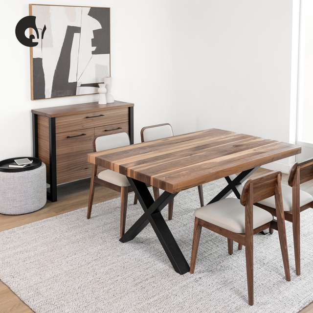 Table à manger en bois massif - LAVALLÉE