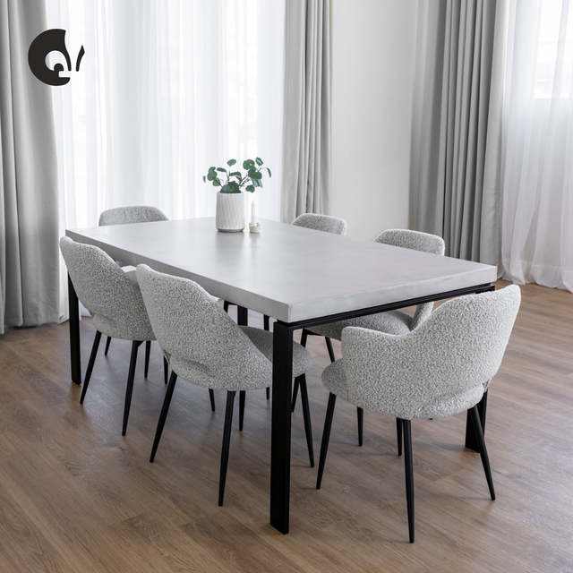 Table de cuisine personnalisable en béton - ROCHEFORT