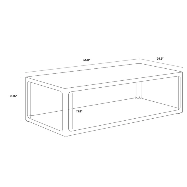 Zoé Oak Coffee Table